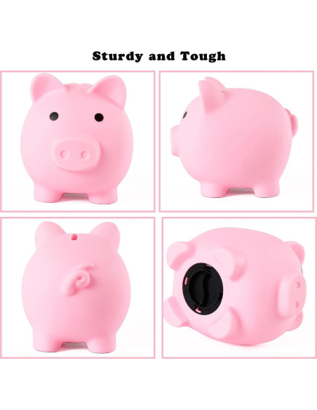 Hucha Irrompible PandaEar Rosa para Niños - Ahorra Dinero Hucha Irrompible PandaEar Rosa para Niños - Ahorra Dinero