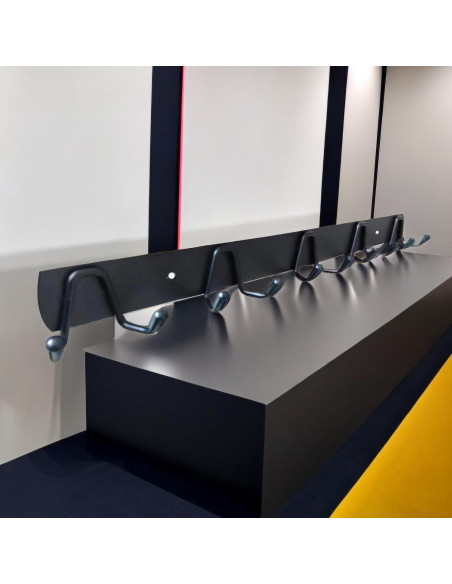 Perchero de Pared SUNUNICO de Acero Inoxidable Negro - Juego de 2 Perchero de Pared SUNUNICO de Acero Inoxidable Negro - Juego de 2