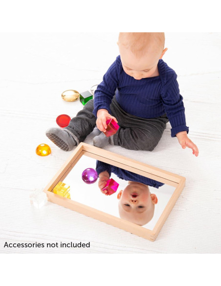 Bandeja de Espejo Pequeña TickiT 36x24 cm para Juego Sensorial Bandeja de Espejo Pequeña TickiT 36x24 cm para Juego Sensorial