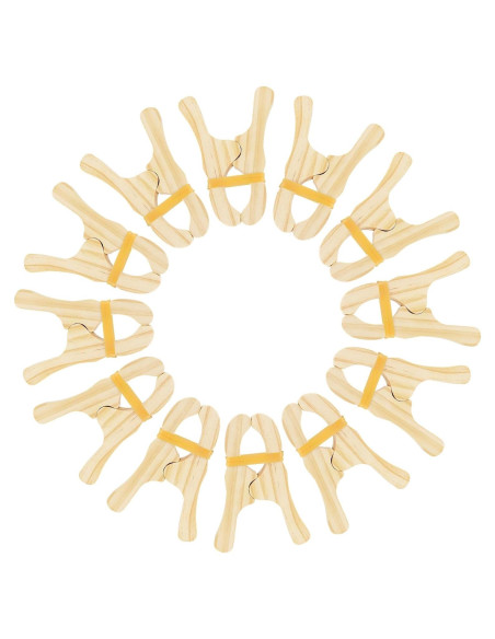 12 Clips de Madera para Juego Montessori y Waldorf - 363g 12 Clips de Madera para Juego Montessori y Waldorf - 363g