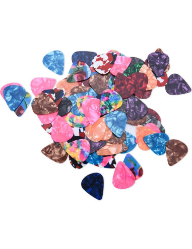 Puas de Guitarra I-MART Celuloide 0.46mm Multicolor Paquete 12