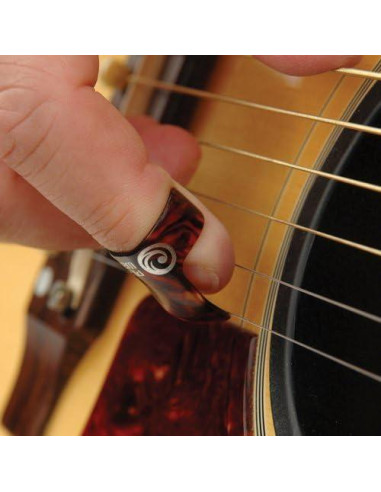 Púas para Dedos D'Addario Planet Waves 5 Medianas Celuloide