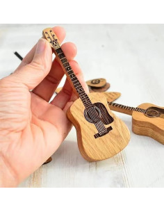 Caja de Pua de Guitarra de Madera GOKTRO - 3 Piezas 2