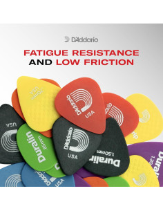 Puas D'Addario Duralin 1.2mm Morado Pesado - Paquete de 10 2