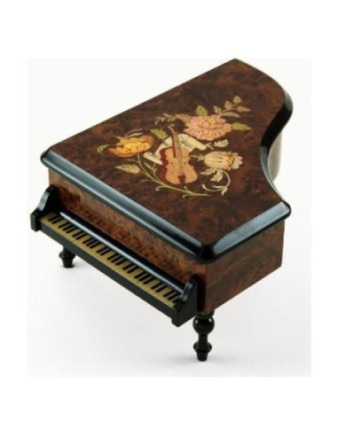 Caja de Música Piano de Cola MusicBoxAttic 30 Notas Olmo