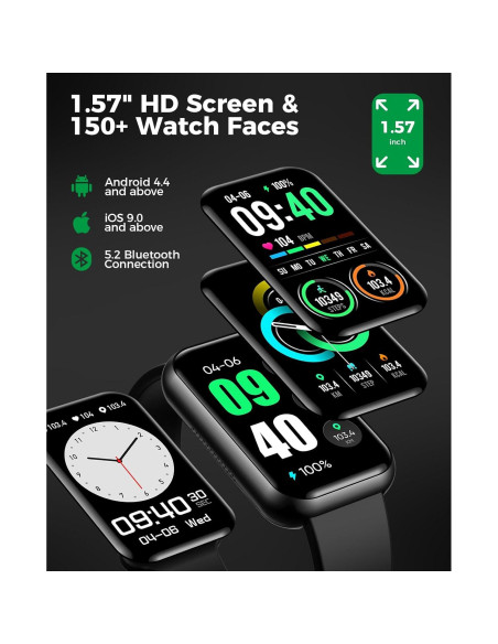 Reloj Inteligente EGQINR con Llamadas y Monitoreo de Salud Reloj Inteligente EGQINR con Llamadas y Monitoreo de Salud