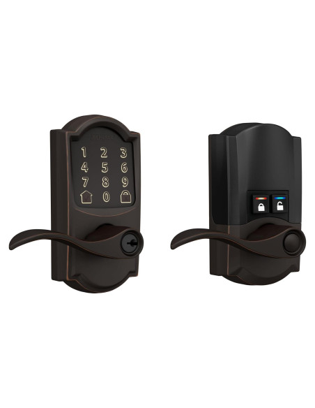 Cerradura Inteligente Schlage Encode WiFi Camelot Bronce Cerradura Inteligente Schlage Encode WiFi Camelot Bronce