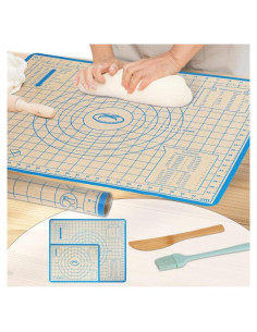 Alfombrilla de Silicona Hillmony 71.1x50.8cm y 40.6x30.5cm Azul