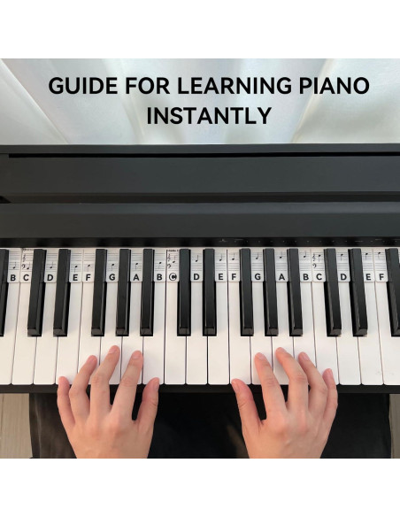 Guía de Notas de Piano BEATBIT para Principiantes 88 Teclas Guía de Notas de Piano BEATBIT para Principiantes 88 Teclas