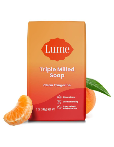 Jabón en Barra Lume Triple Milled 142g - Hidratación Mandarina