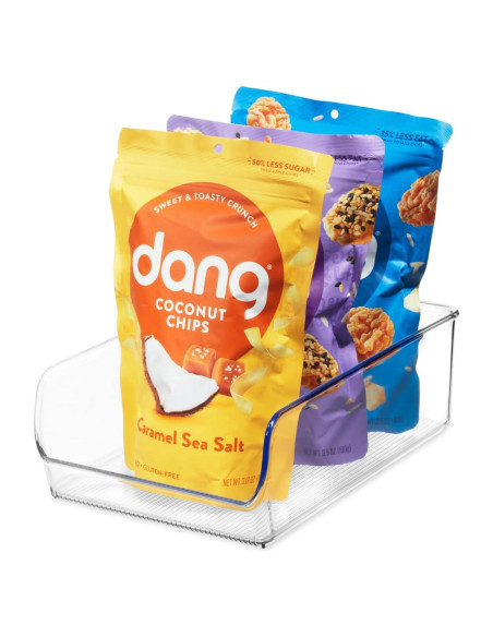 Bin Organizador de Alimentos iDesign Linus 28x18x9 cm Transparente Bin Organizador de Alimentos iDesign Linus 28x18x9 cm Transparente