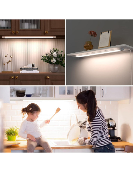 Luces Bajo Gabinete MYPLUS 40.64 cm LED 4000K Regulables Luces Bajo Gabinete MYPLUS 40.64 cm LED 4000K Regulables