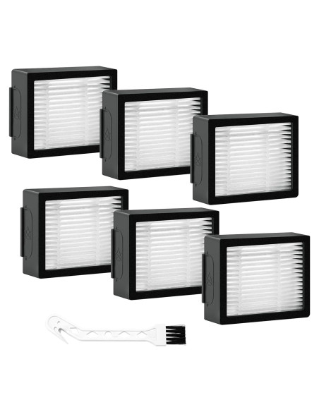Paquete de 6 Filtros Puxyblue para Roomba i3 i4 i7 E5 E6 E7 Paquete de 6 Filtros Puxyblue para Roomba i3 i4 i7 E5 E6 E7