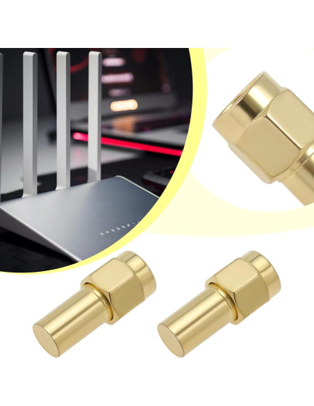 Conectores Coaxiales SMA Macho 50 Ohm 4 Piezas 3GHz Crear Idea Conectores Coaxiales SMA Macho 50 Ohm 4 Piezas 3GHz Crear Idea