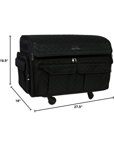 Carro de Máquina de Coser Deluxe Todo Mary XXL Negro Carro de Máquina de Coser Deluxe Todo Mary XXL Negro