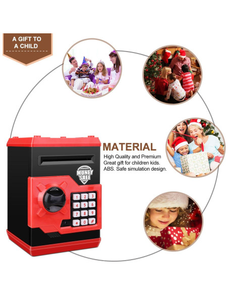 Caja de Ahorros Electrónica Adevena con Contraseña 0.45 kg Caja de Ahorros Electrónica Adevena con Contraseña 0.45 kg
