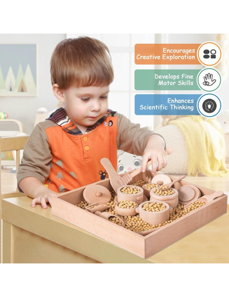 Set de Herramientas Sensoriales de Madera Twood para Niños Set de Herramientas Sensoriales de Madera Twood para Niños