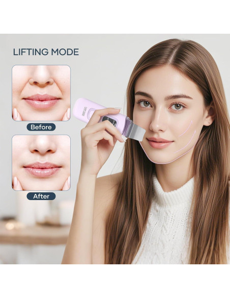 Exfoliador Facial SEESOON 4 en 1 con Pantalla LCD - Púrpura Exfoliador Facial SEESOON 4 en 1 con Pantalla LCD - Púrpura