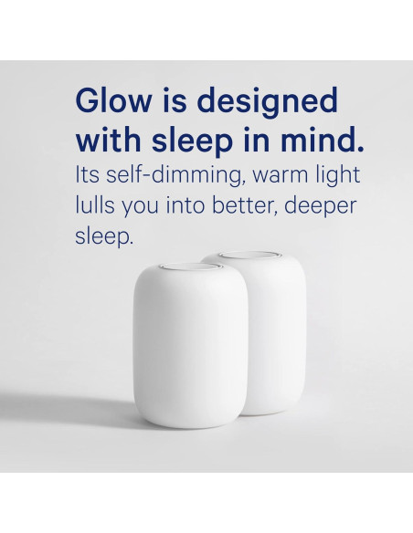 Luz Nocturna Casper Glow Doble, Táctil, Carga Inalámbrica Luz Nocturna Casper Glow Doble, Táctil, Carga Inalámbrica
