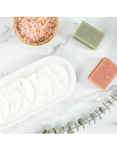 Discos Desmaquillantes Reutilizables Tayvada - 14 Unidades de Bambú 2