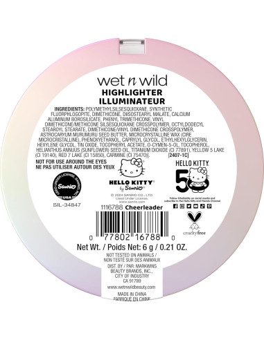 Iluminador Wet n Wild Hola Gatita Animadora - Brillo Multi-Dimensional