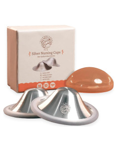 Tazas de lactancia hipoalergénicas Silvercuppa - Plata 925