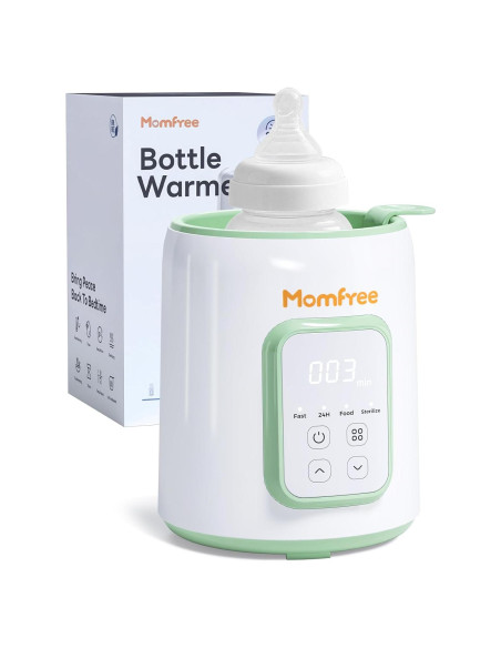 Calentador de Biberones Momfree 8 en 1 Verde - Rápido y Seguro Calentador de Biberones Momfree 8 en 1 Verde - Rápido y Seguro