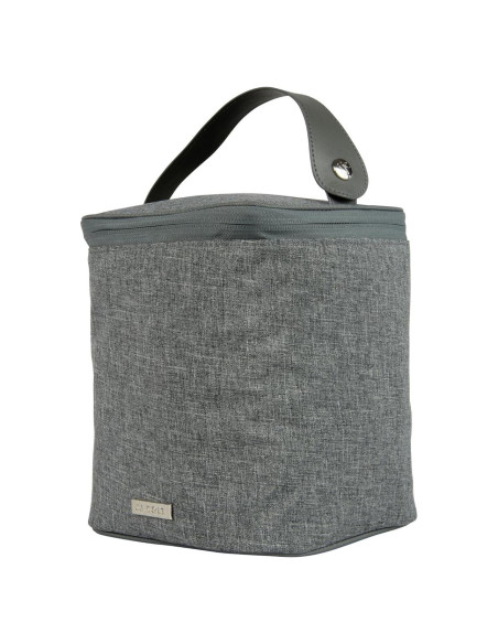 Enfriador de Botellas JJ Cole Gris Heather 4 Biberones Aislado Enfriador de Botellas JJ Cole Gris Heather 4 Biberones Aislado