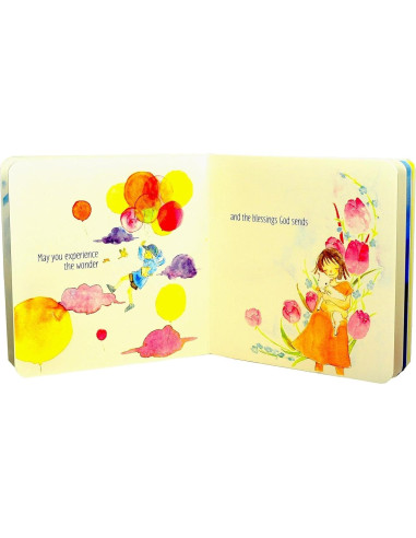 Conjunto de Bautismo Católico Tickle & Main - Cordero y Libro