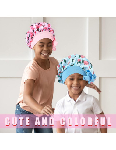 Gorros de Satén para Niños Eurzom - 5 Piezas Coloridas