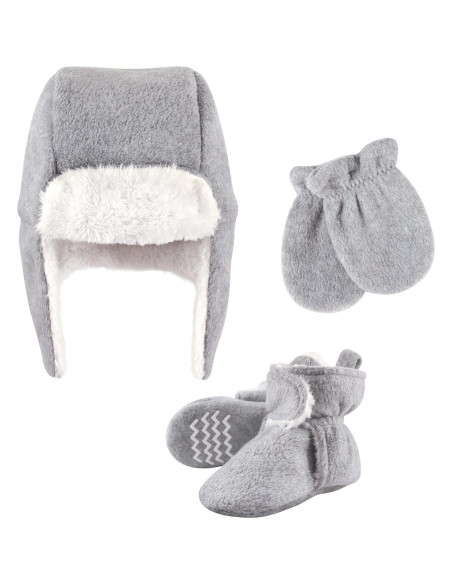Conjunto de invierno para bebés Hudson Baby - Gorro, Manoplas y Botines Conjunto de invierno para bebés Hudson Baby - Gorro, Manoplas y Botines