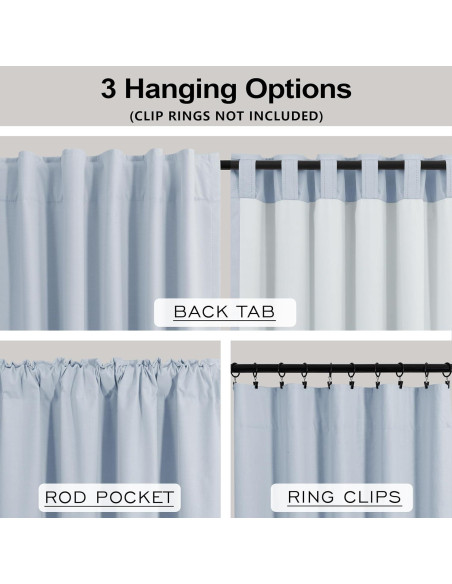 Cortinas Opacas Azul Claro 2 Paneles 106.68x213.36 cm Mrs.Naturall Cortinas Opacas Azul Claro 2 Paneles 106.68x213.36 cm Mrs.Naturall