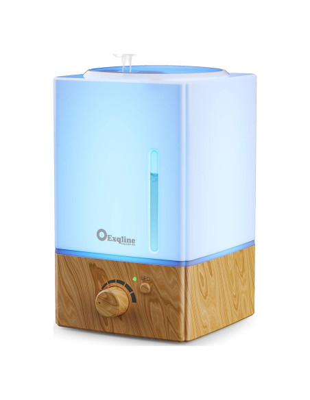 Difusor de Aceite Esencial Exqline 1500ml Madera Humidificador Difusor de Aceite Esencial Exqline 1500ml Madera Humidificador