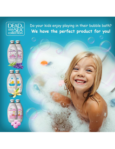 Baño de Burbujas Niños Vainilla Dulce Colección Mar Muerto 2L