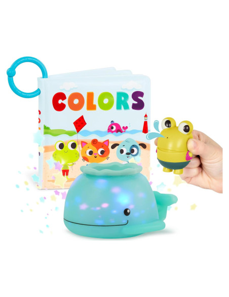 B. toys Juguetes de Baño Ballena y Rana Color Cambiante B. toys Juguetes de Baño Ballena y Rana Color Cambiante