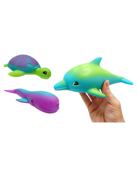 Juguetes de Agua Animales Marinos JA-RU - Tortuga, Delfín, Ballena Juguetes de Agua Animales Marinos JA-RU - Tortuga, Delfín, Ballena