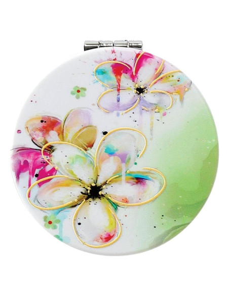 Espejo Compacto Floral Enesco Izzy y Oliver 7.49 cm Espejo Compacto Floral Enesco Izzy y Oliver 7.49 cm