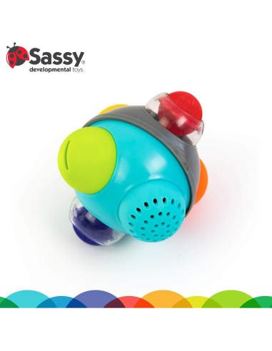Pelota de Baño de Lluvia Sassy para Bebés 6+ Meses