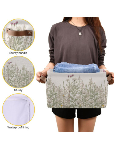 Cesta de Almacenamiento Colapsable ZZCshop 38x28x24cm Impermeable