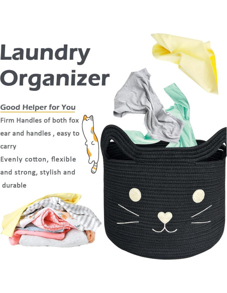 Canasta Grande para Juguetes de Gato VK VK-LIVING 38x36 cm Canasta Grande para Juguetes de Gato VK VK-LIVING 38x36 cm