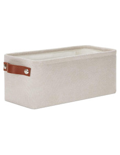 Cesta de Almacenamiento Estrecha DULLEMELO Beige 38x15x14cm