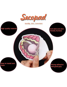 Pegatinas Antideslizantes Secopad para Bañera - 16 Piezas 2