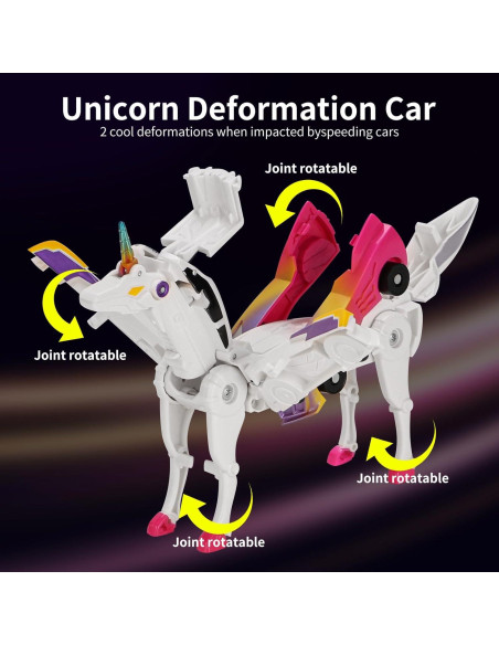 Coche Transformable Unicornio Lavekywasa - Juguete 14.61x11.70cm Coche Transformable Unicornio Lavekywasa - Juguete 14.61x11.70cm