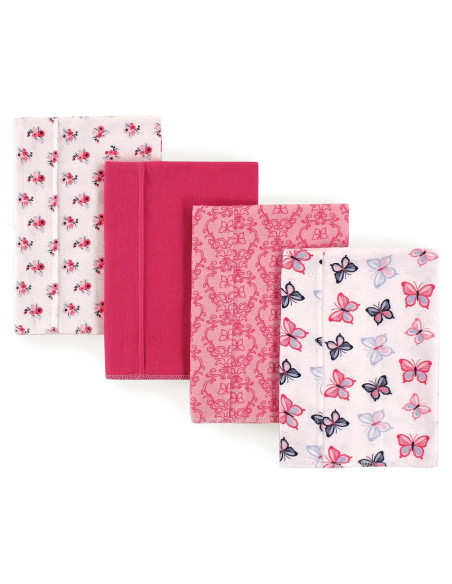 Pañales de Eructo Hudson Baby Algodón Flannel Unisex Mariposas Pañales de Eructo Hudson Baby Algodón Flannel Unisex Mariposas