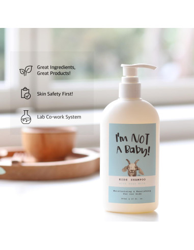 Champú para Niños ¡No Soy un Bebé! 300 ml - Leche de Cabra
