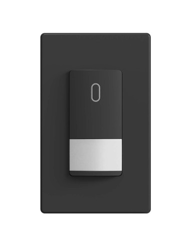 Interruptor de Luz con Sensor de Movimiento ELEGRP, Negro