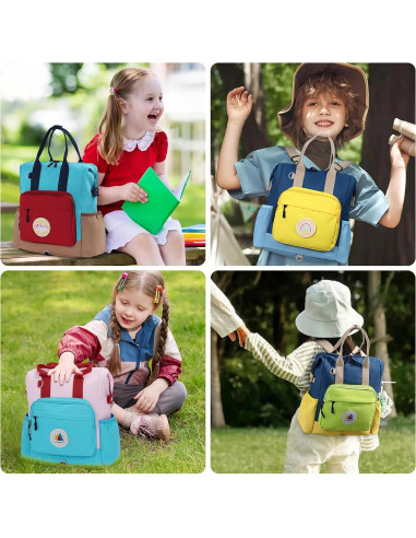 Mochila Escolar CLUCI para Niños Pequeños 28x11.4x33cm