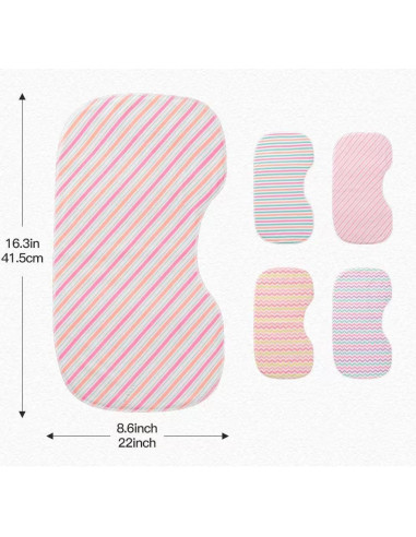 Paquete de 5 Pañales para Eructar Bebé Sleepyturtle - Suaves y Absorbentes