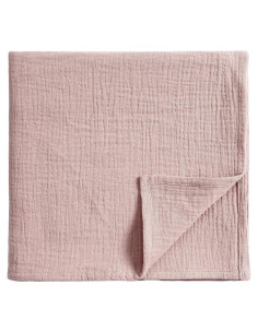 Manta de Muselina Meracorallo Rosa 100% Algodón 110x110 cm