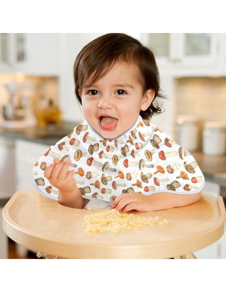 Paños de Eructo KICPOAY 100% Algodón 56x28 cm 2 Piezas Paños de Eructo KICPOAY 100% Algodón 56x28 cm 2 Piezas